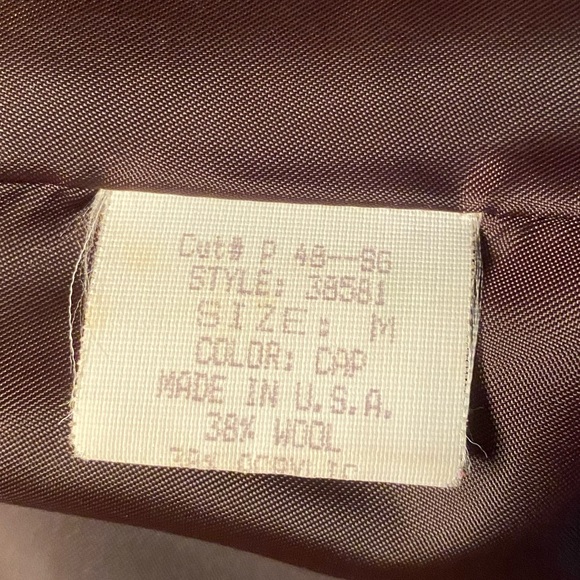 VTG Kristen Blake Studio Collection Oversized Wool Full Length Walking Coat M - Picture 6 of 7